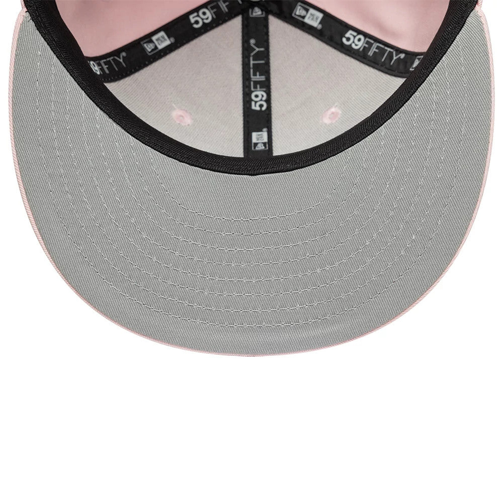 This is a New Era Heritage Connect Pastel Pink 59FIFTY Fitted Cap 2