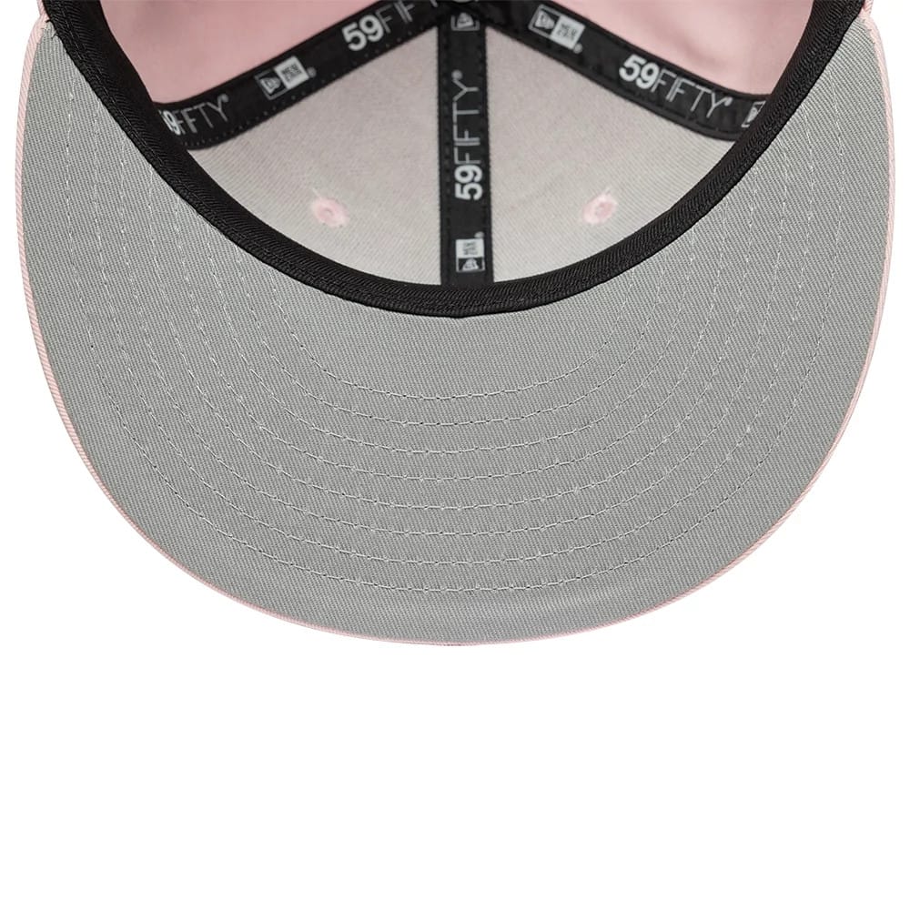 This is a New Era Heritage Connect Pastel Pink 59FIFTY Fitted Cap 2