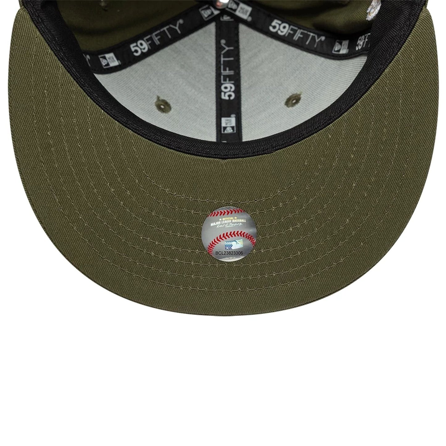 This is a LA Dodgers MLB Green 59FIFTY Fitted Cap 7