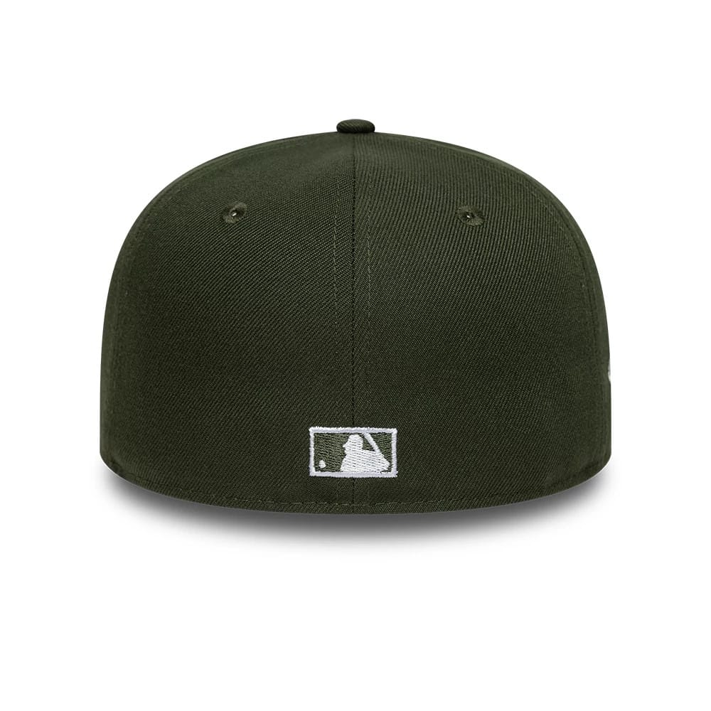 This is a LA Dodgers MLB Dark Green 59FIFTY Fitted Cap 7
