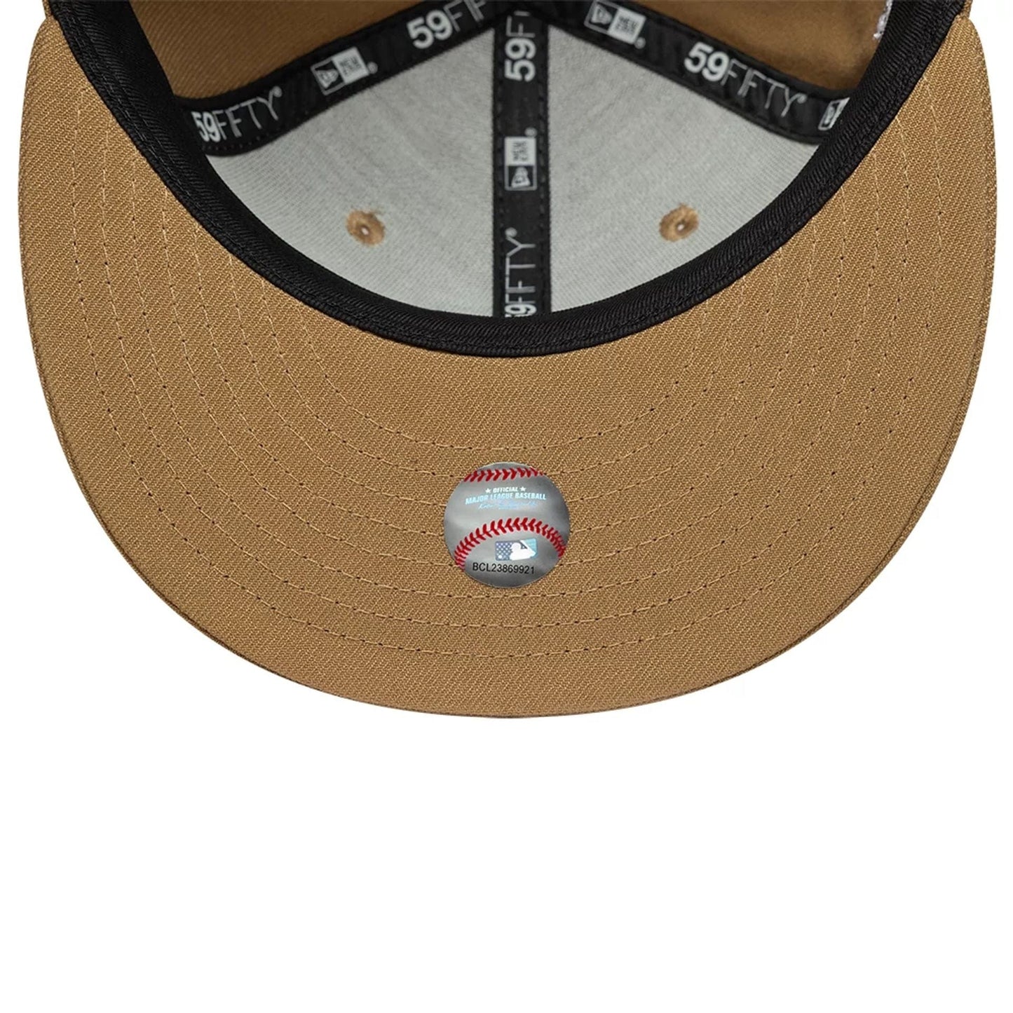 This is a Arizona Diamondbacks MLB Beige 59FIFTY Fitted Cap 7