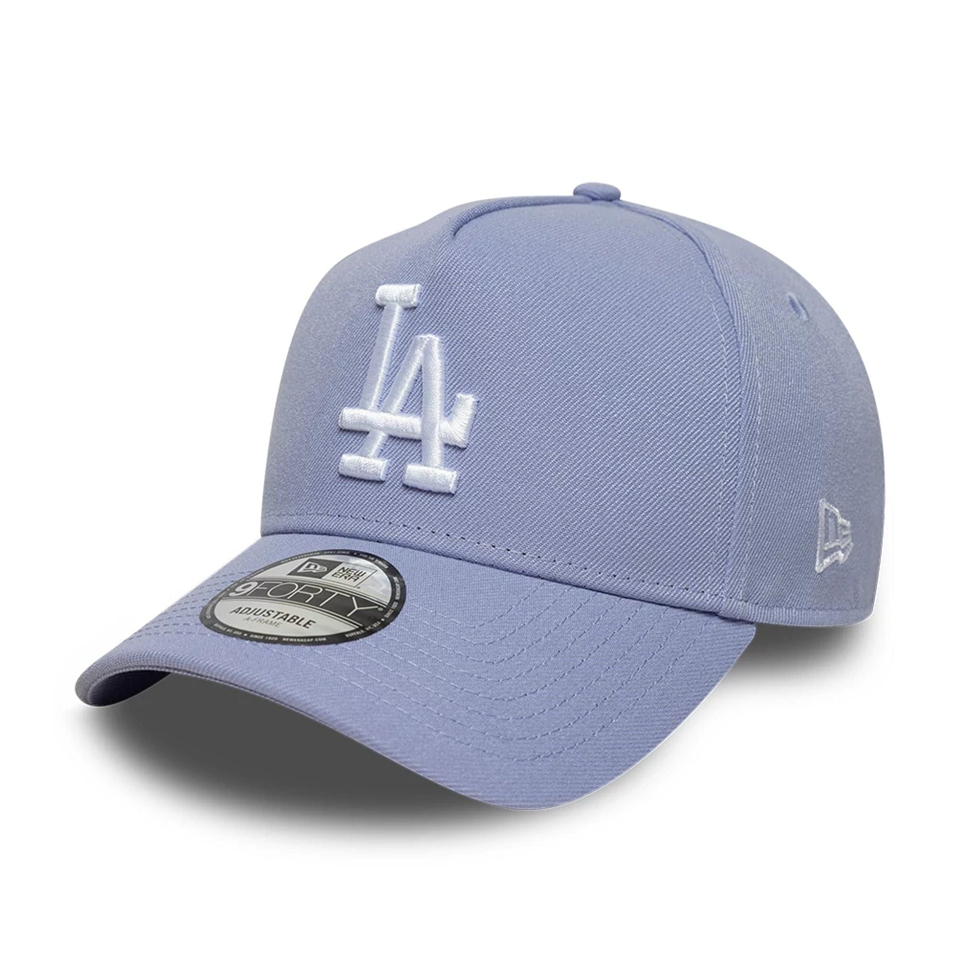 This is a LA Dodgers MLB Pastel Purple 9FORTY A-Frame Adjustable Cap 1