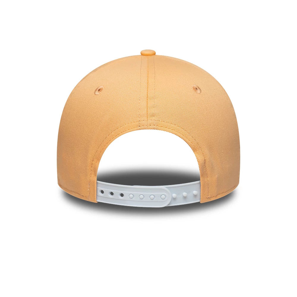 This is a New York Yankees MLB Pastel Orange 9FORTY A-Frame Adjustable Cap 4