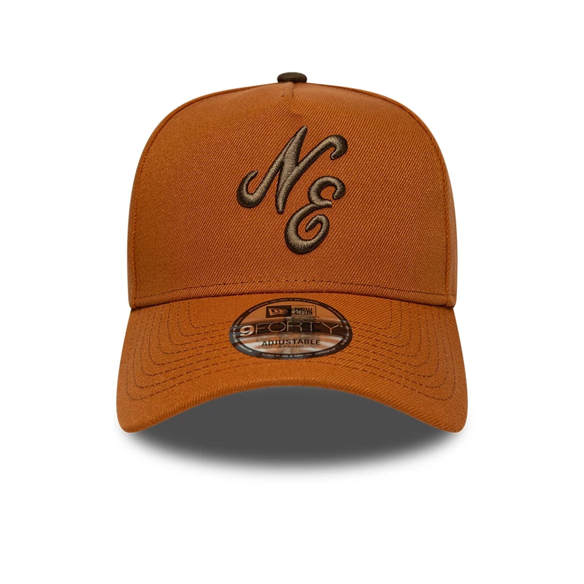This is a New Era Brown 9FORTY A-Frame Adjustable Cap 2