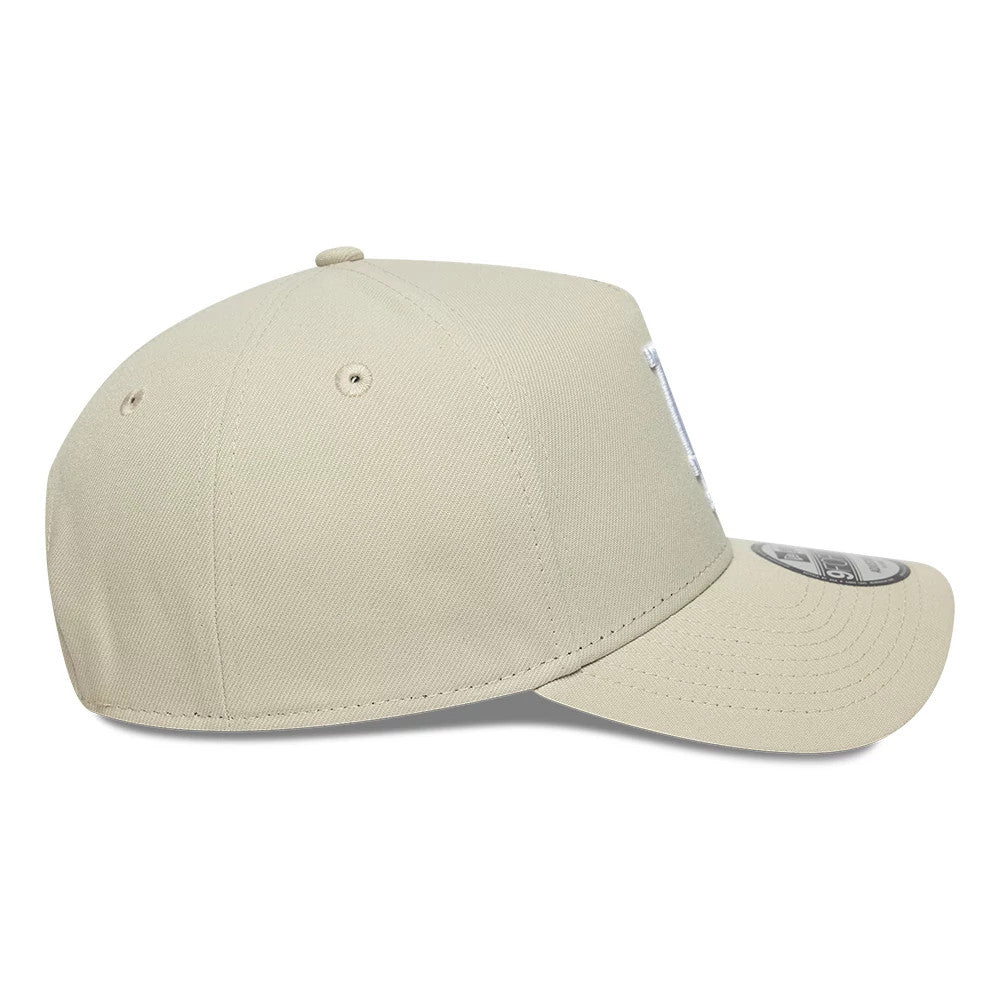 This is a LA Dodgers MLB Beige 9FORTY A-Frame Adjustable Cap 7