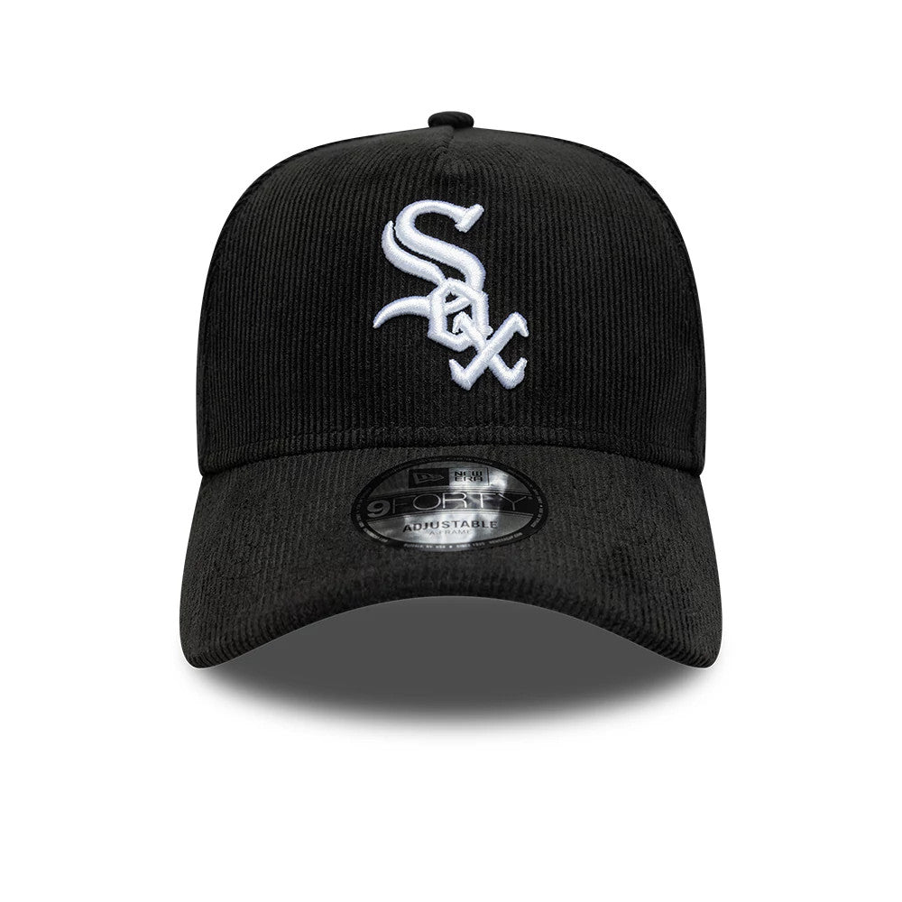 This is a Chicago White Sox MLB Cord Black 9FORTY A-Frame Adjustable Cap 3