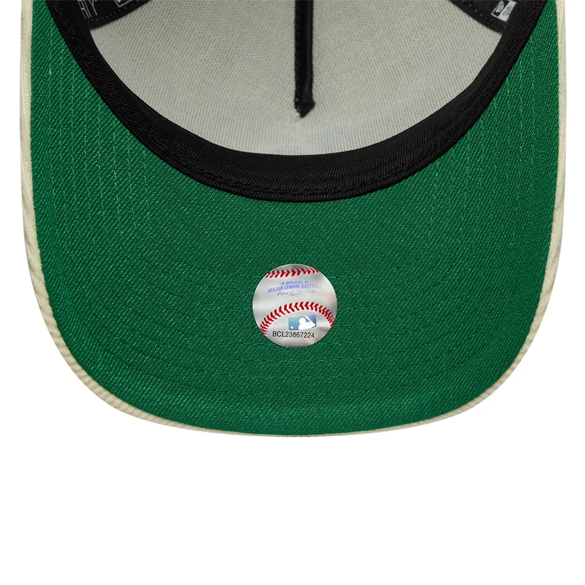 This is a LA Dodgers MLB Cord Cream 9FORTY A-Frame Adjustable Cap 2