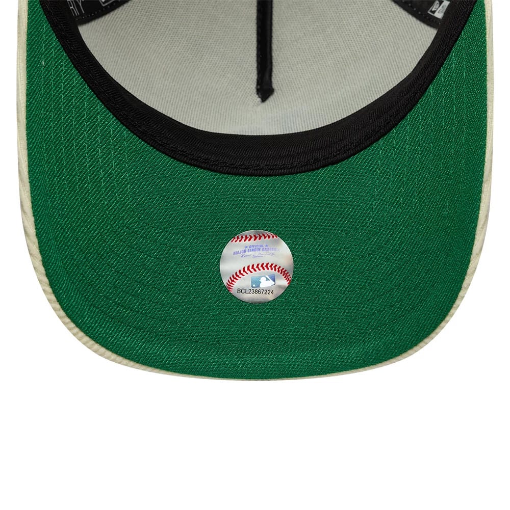 This is a LA Dodgers MLB Cord Cream 9FORTY A-Frame Adjustable Cap 2