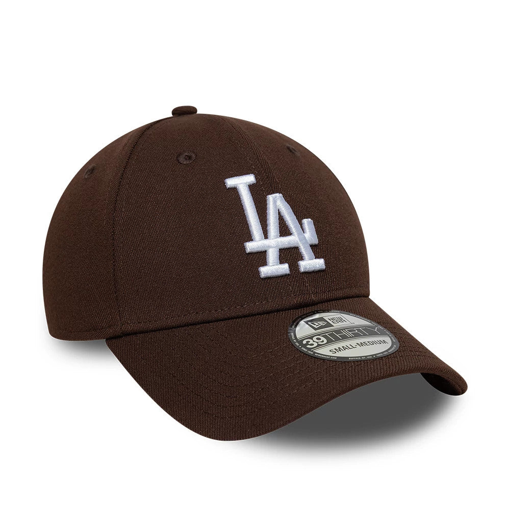 This is a LA Dodgers MLB Dark Brown 39THIRTY Stretch Fit Cap 3