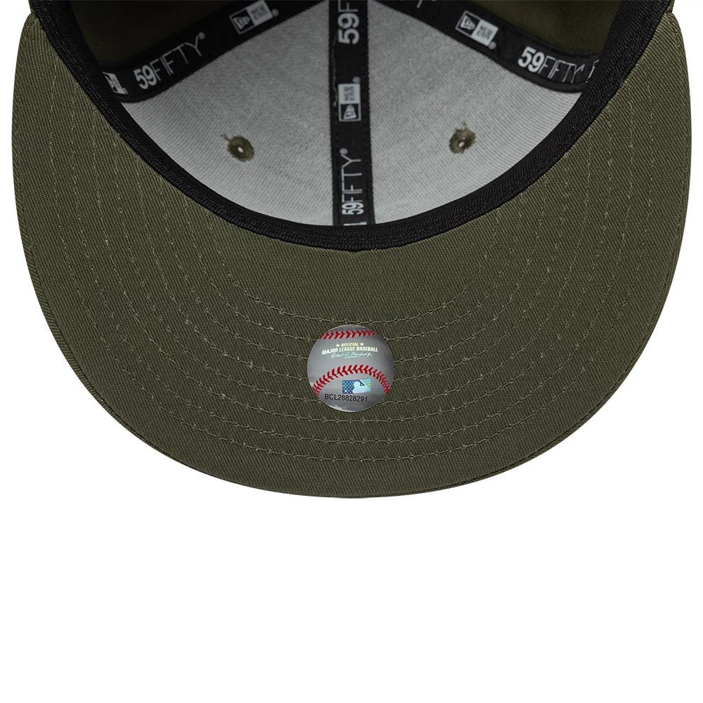 Pictured is this Boston Red Sox MLB Dark Green 59FIFTY Fitted cap. 7