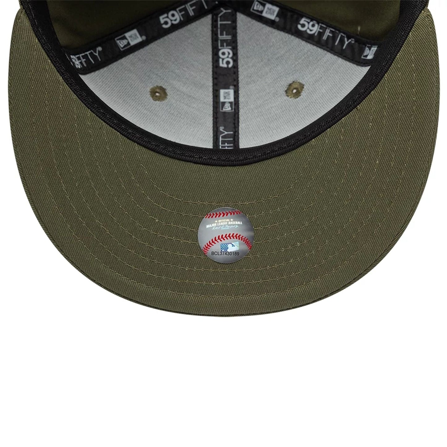 Pictured is this New York Mets MLB Dark Green 59FIFTY Fitted cap. 7