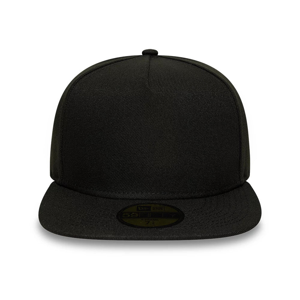 This is a New Era Black 59FIFTY A-Frame Fitted Cap 2