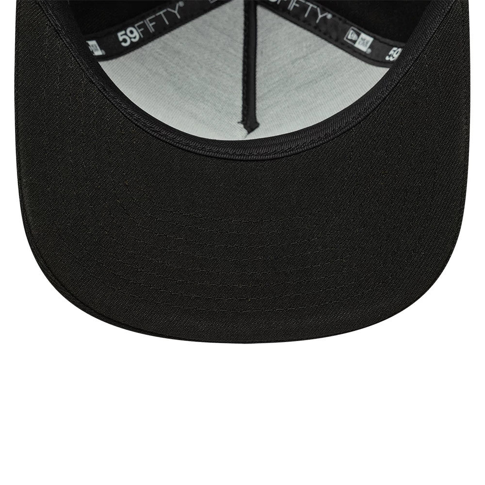 This is a New Era Black 59FIFTY A-Frame Fitted Cap 7