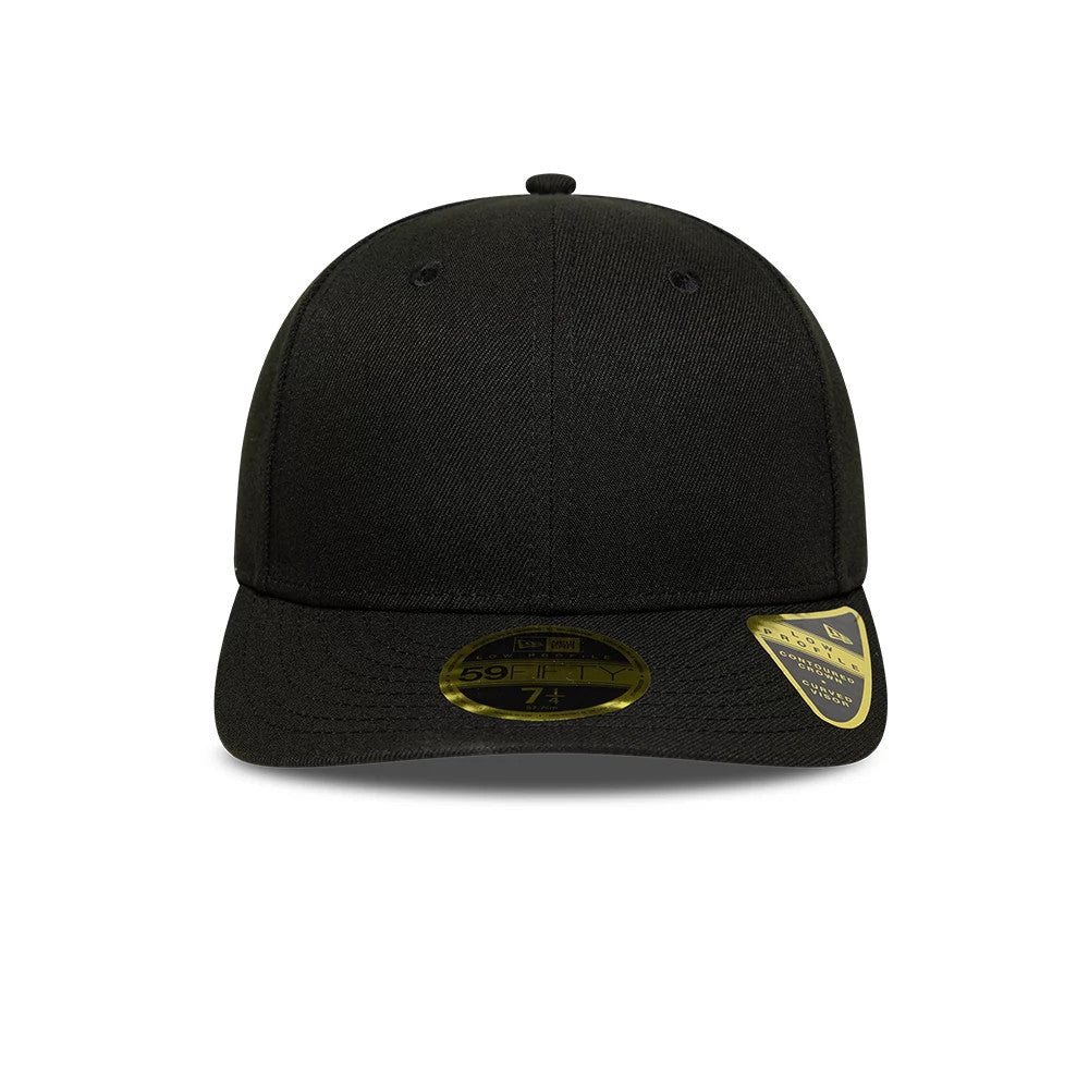 This is a New Era Black Low Profile 59FIFTY Fitted Cap 2