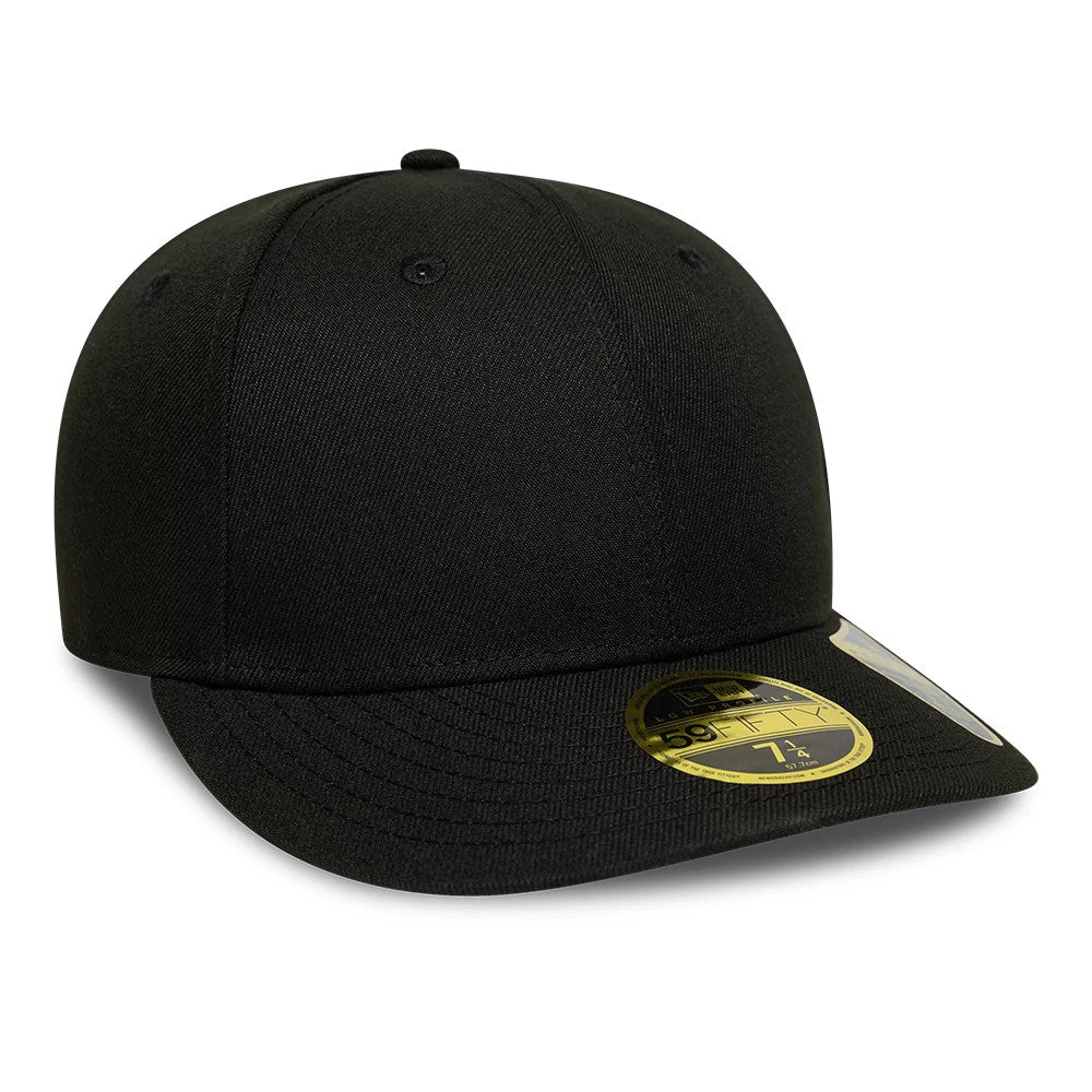 This is a New Era Black Low Profile 59FIFTY Fitted Cap 3