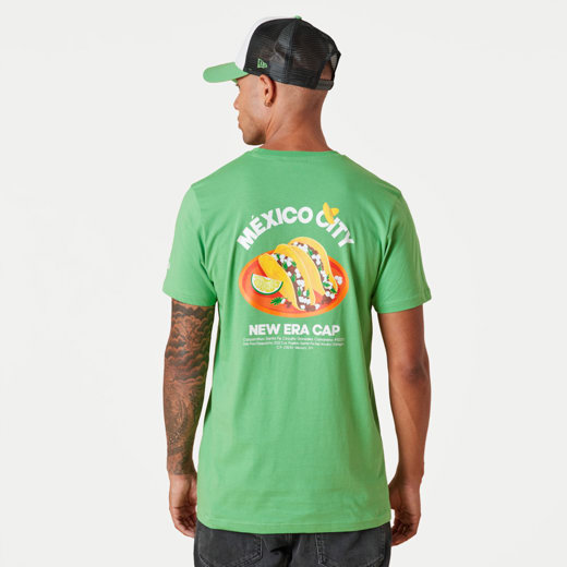 New Era Food Graphic Grünes T-Shirt