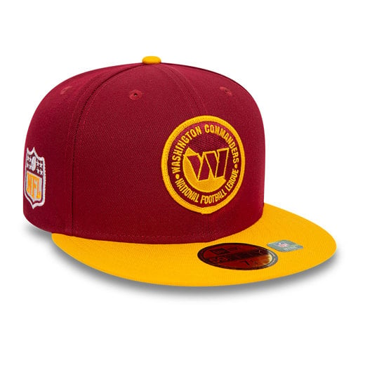 Washington Commanders NFL Sideline Dark Red 59FIFTY Fitted Cap