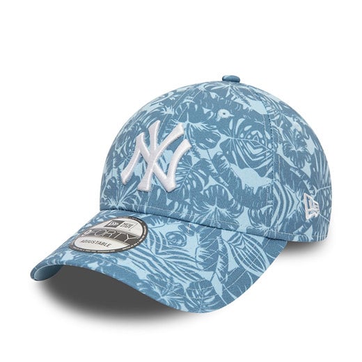 New York Yankees MLB Summer All Over Print Blue 9FORTY Adjustable Cap