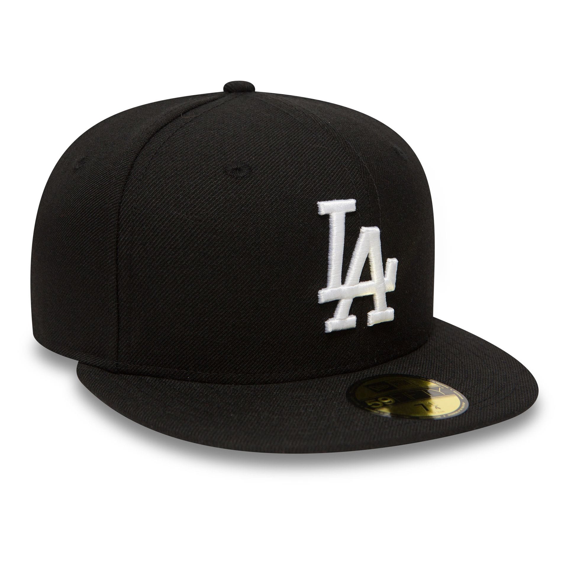 Official New Era LA Dodgers Essential Black 59FIFTY Fitted Cap