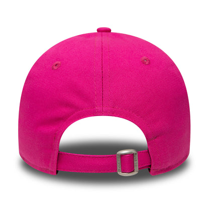 This is a New York Yankees Essential Womens Bright Pink 9FORTY Cap 3