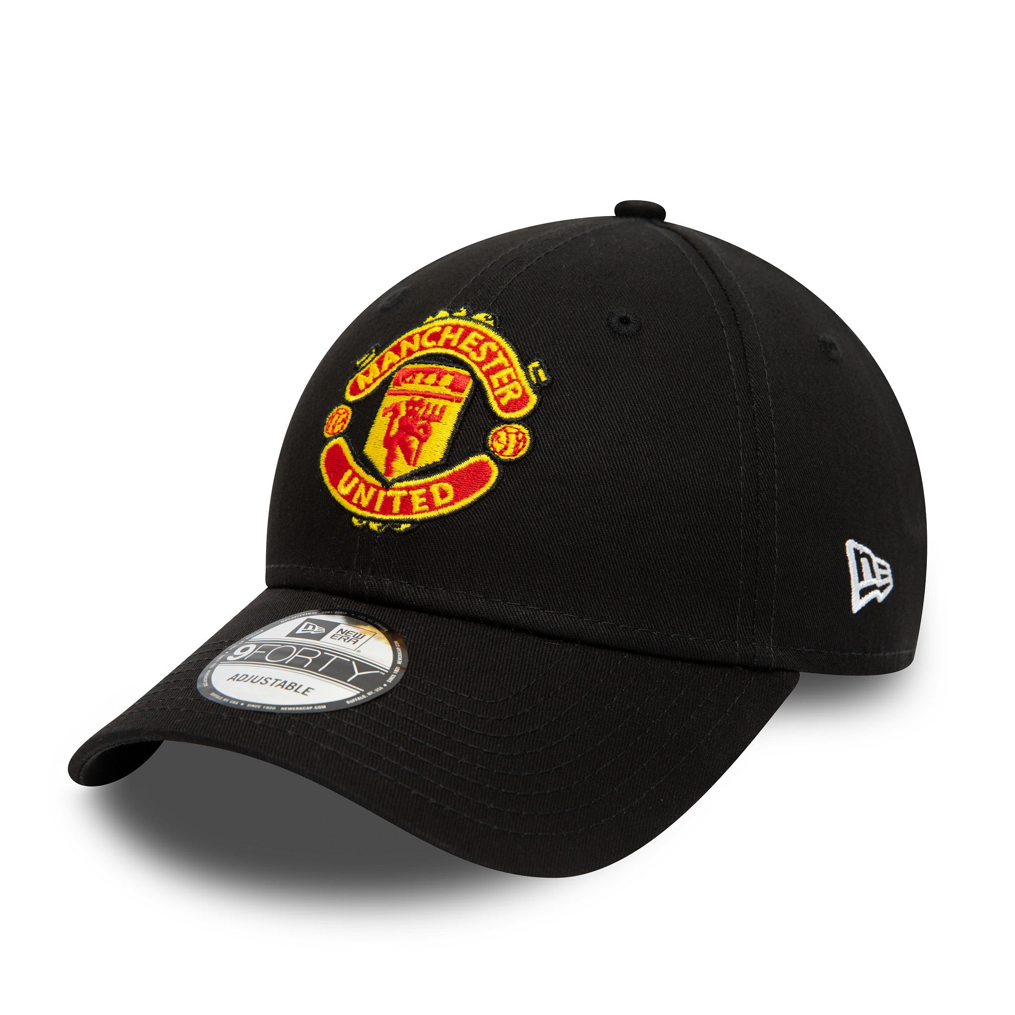Official New Era Manchester United Black 9FORTY Adjustable Cap