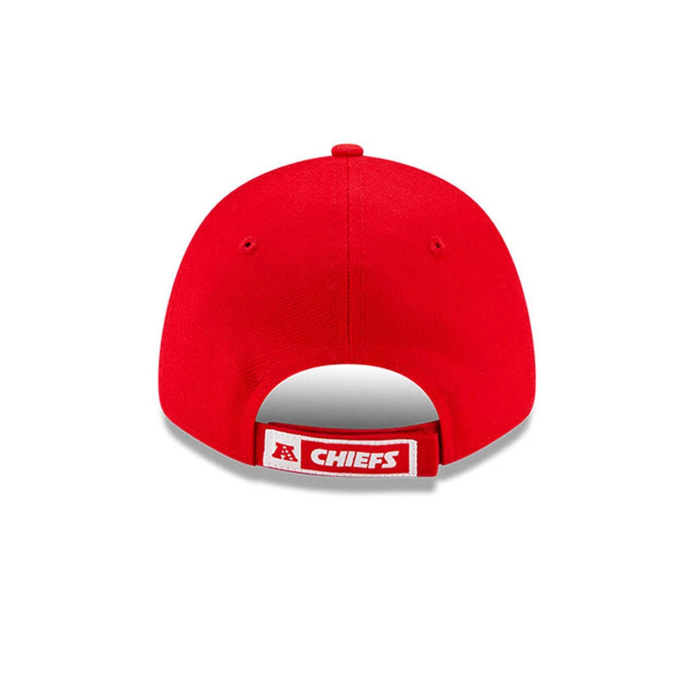This is a Kansas City Chiefs Youth The League Red 9FORTY Adjustable Cap 6