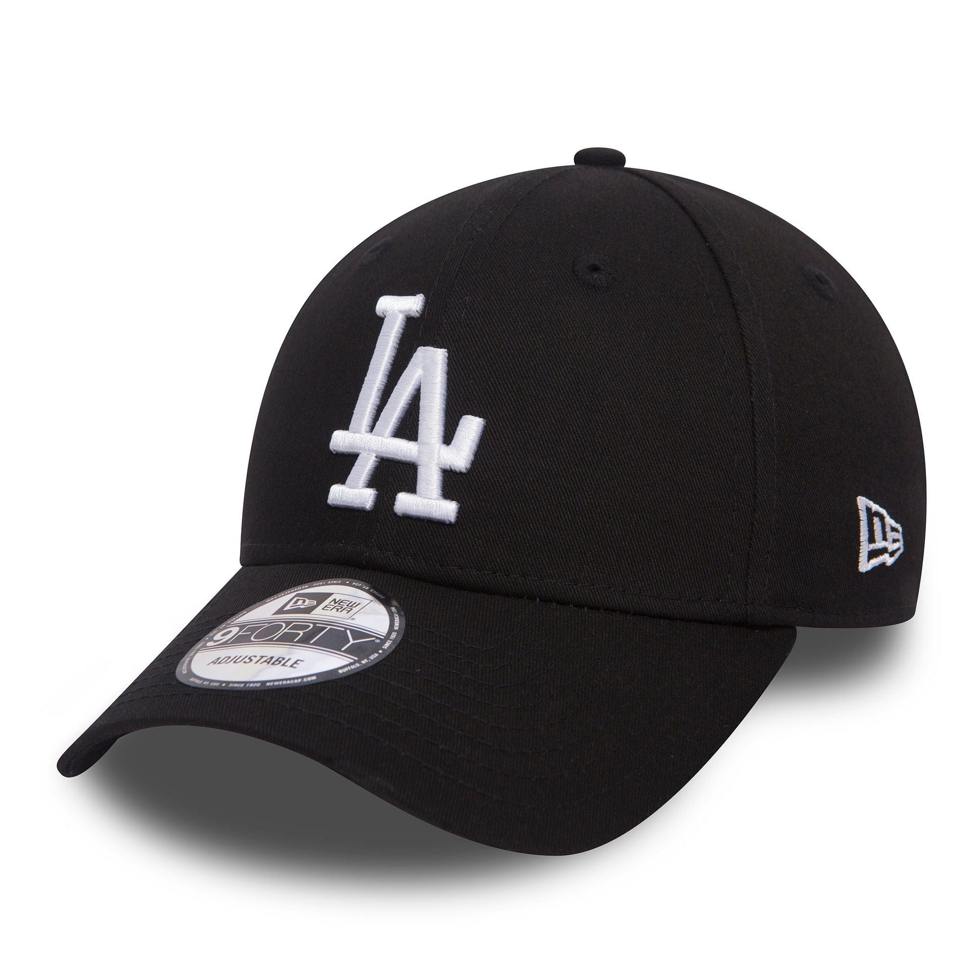 New Era LA 9fortyー Official New Era LA Dodgers Black 9FORTY Adjustable Cap | NEC EU