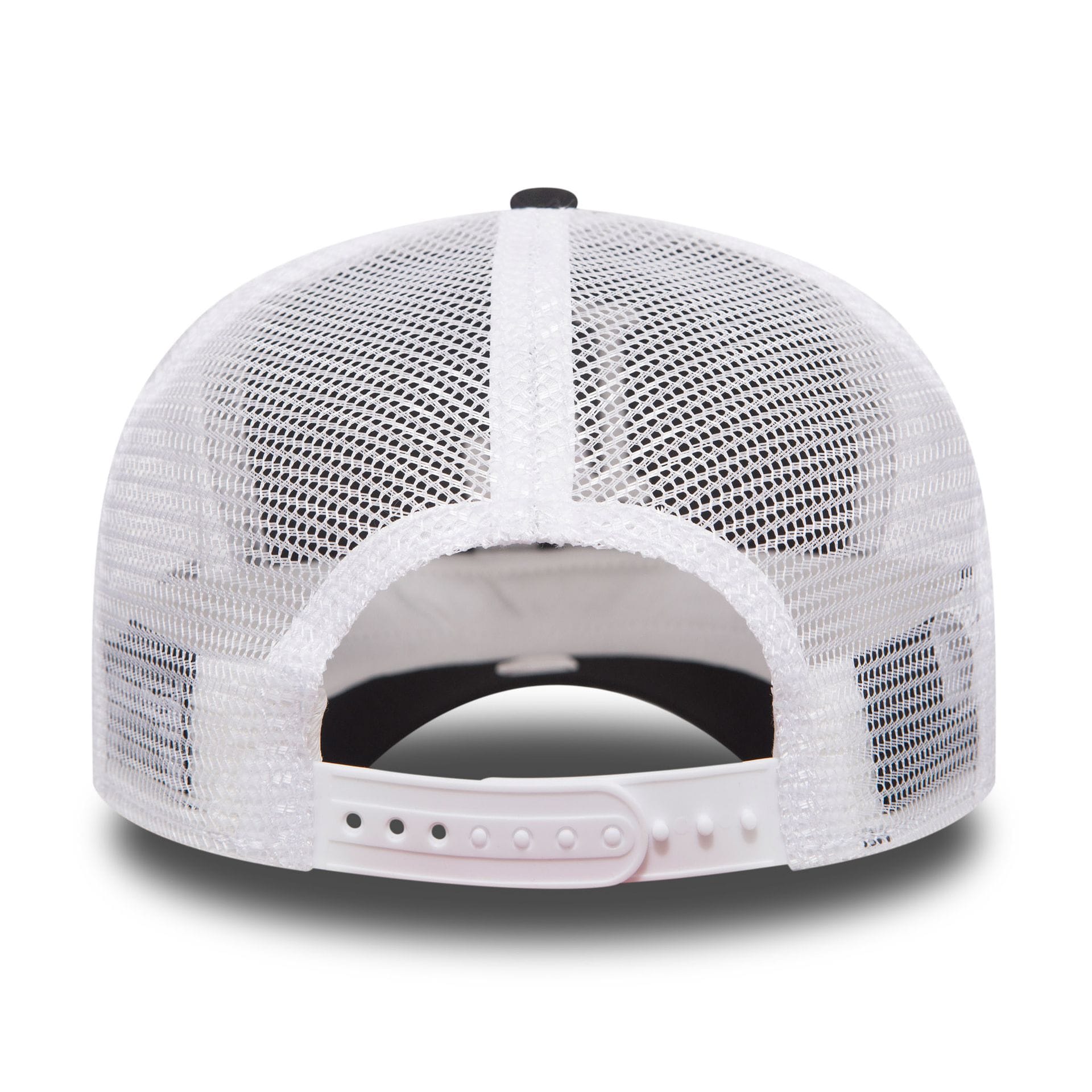 This is a LA Dodgers Clean Black A-Frame Trucker Cap 3