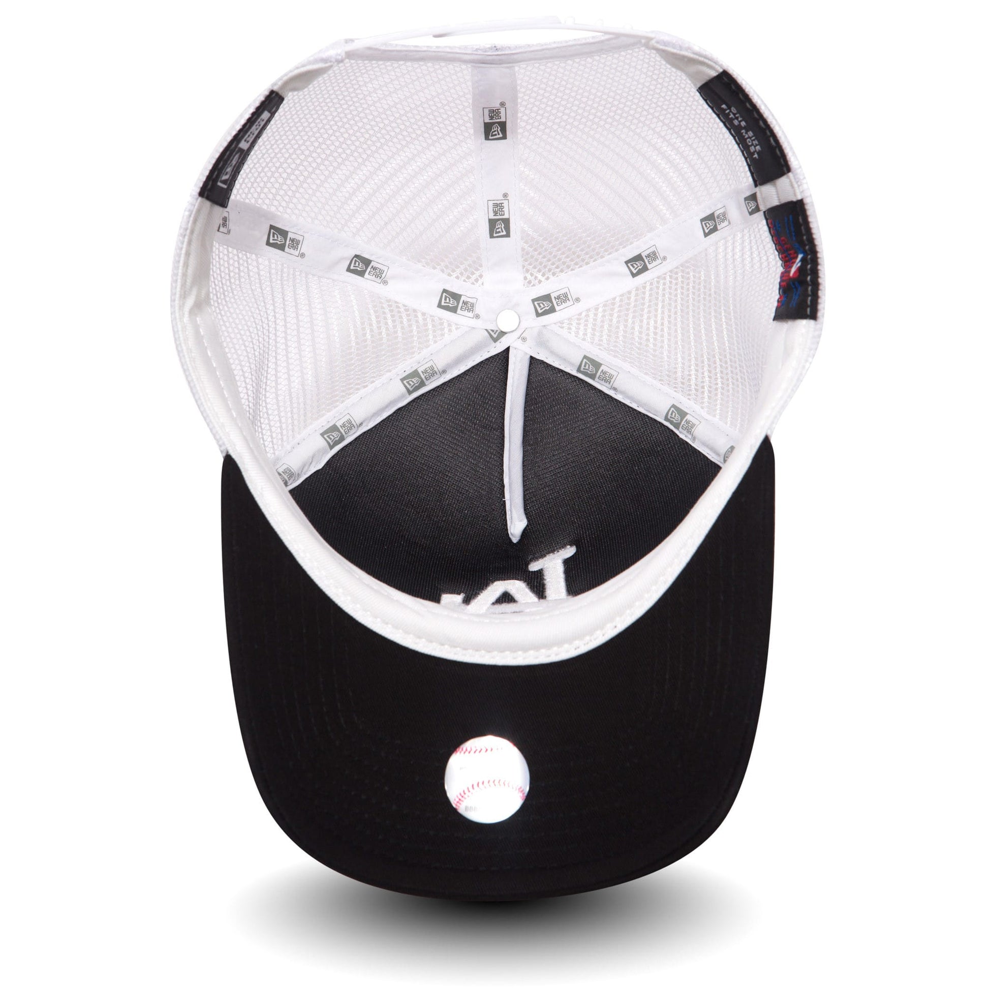 This is a LA Dodgers Clean Black A-Frame Trucker Cap 4