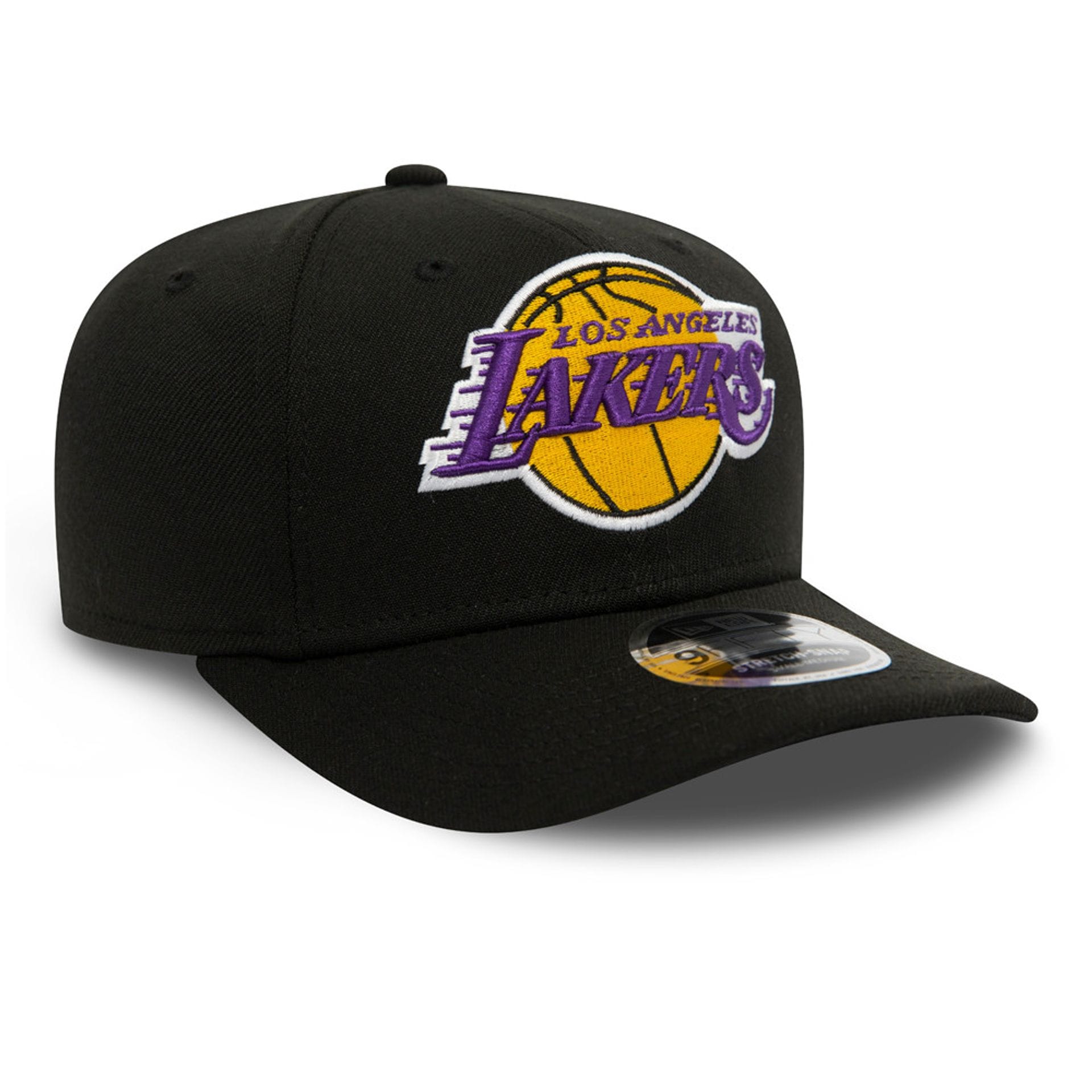 Official New Era LA Lakers Black 9FIFTY Stretch Snap Cap | NEC EU