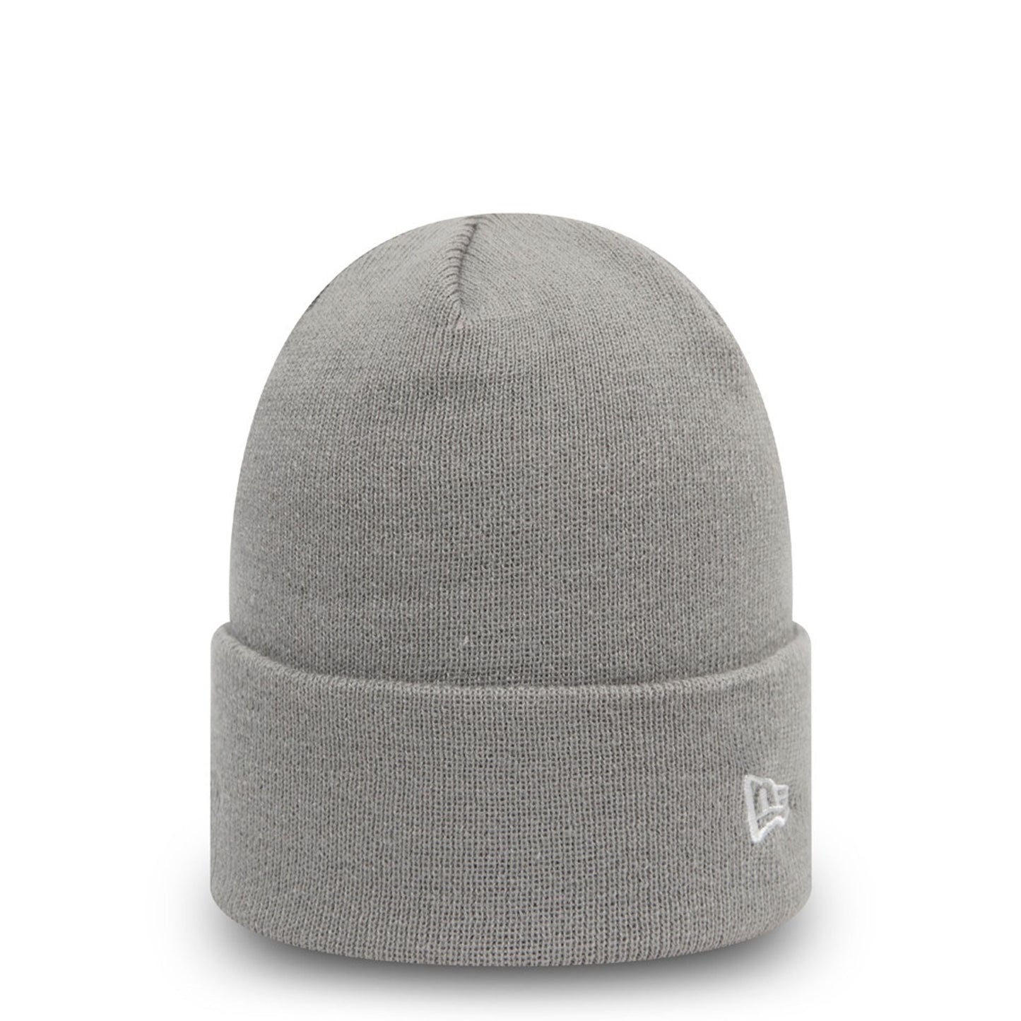 This is a New Era Essential Grey Beanie Hat 1