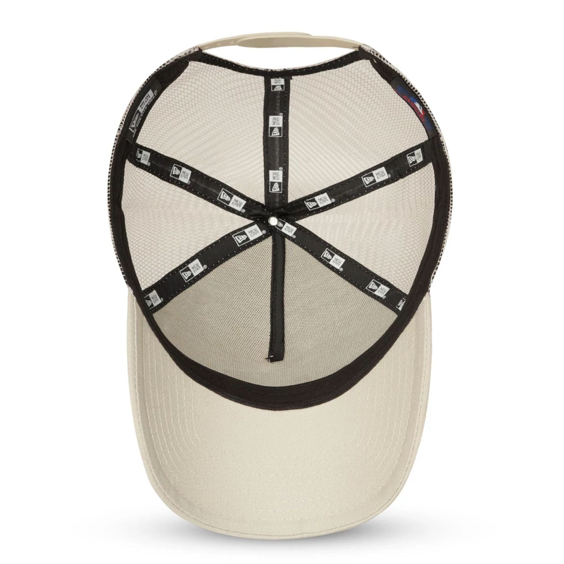 This is a New Era Patch Stone A-Frame Trucker Cap 5