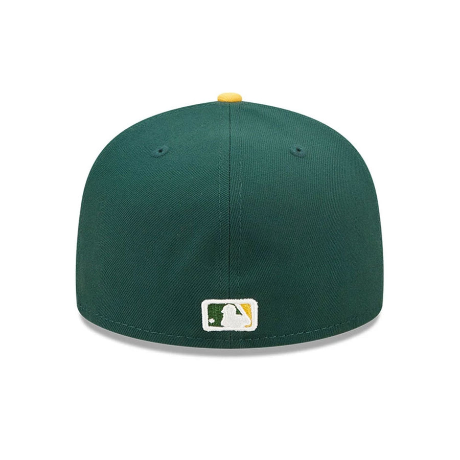 This is a Oakland Athletics MLB Dark Green 59FIFTY Fitted Cap 3