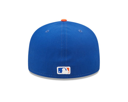 This is a New York Mets AC Perf Blue 59FIFTY Fitted Cap 5