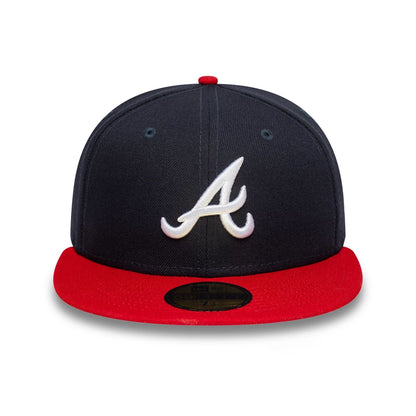 This is a Atlanta Braves Authentic On Field Home Navy 59FIFTY Cap 2