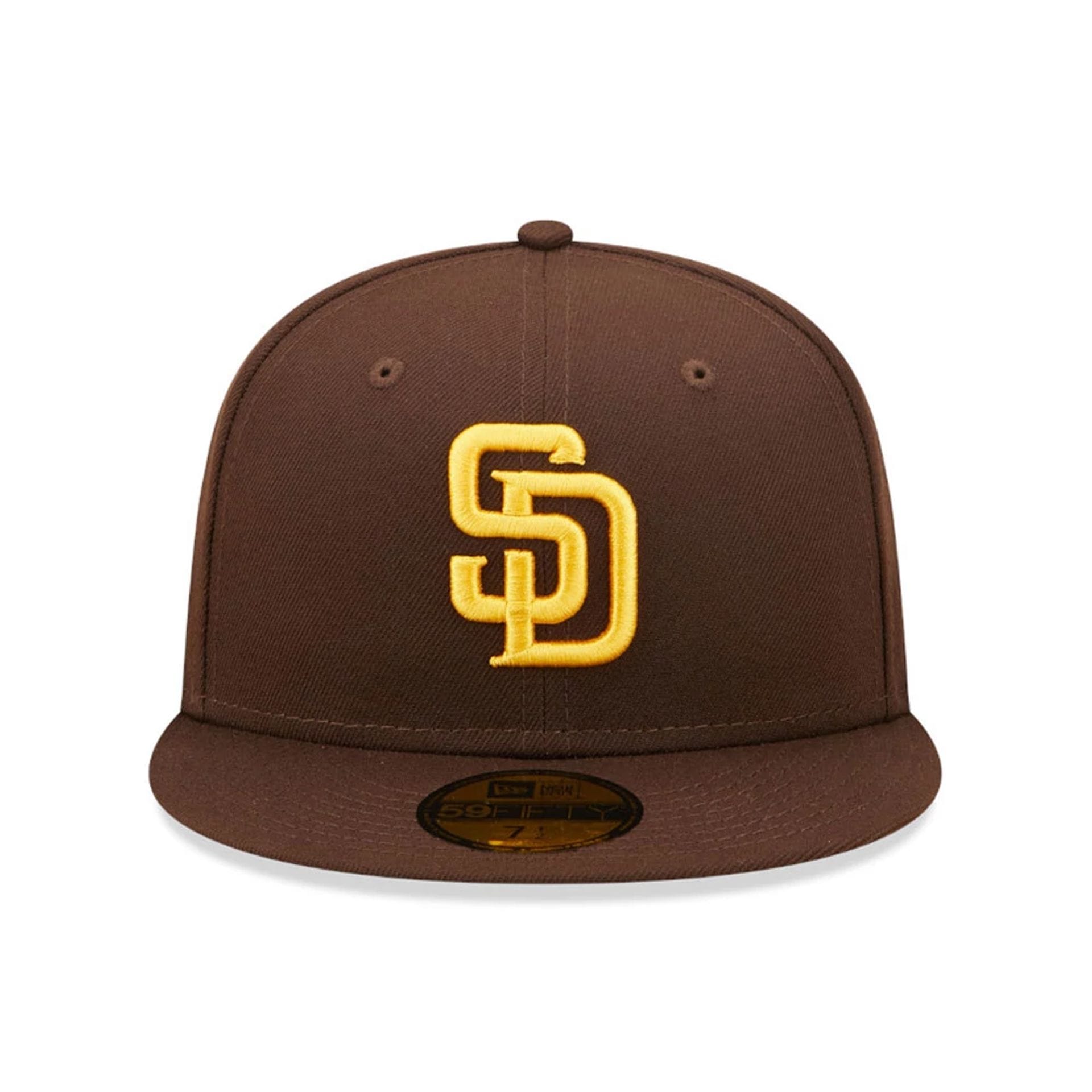 This is a San Diego Padres Authentic On Field Brown 59FIFTY Cap 3