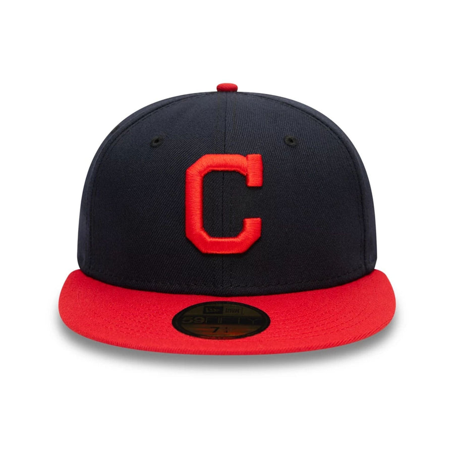 This is a Cleveland Guardians Authentic On Field Navy 59FIFTY Cap 3