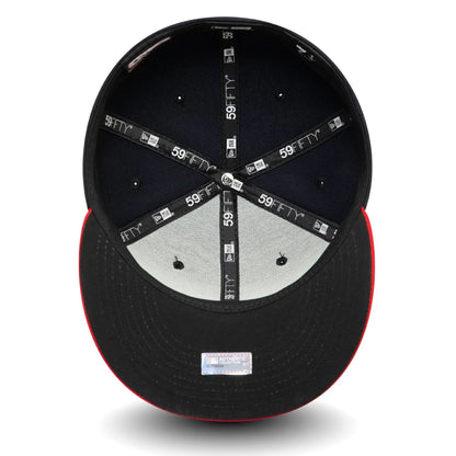 This is a Cleveland Guardians Authentic On Field Navy 59FIFTY Cap 4
