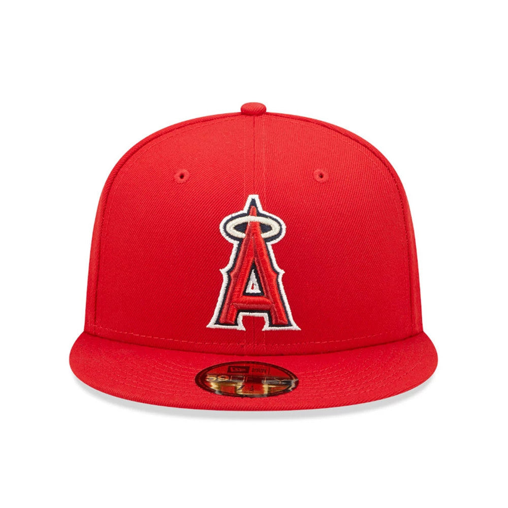 This is a LA Angels Authentic On Field Red 59FIFTY Cap 4