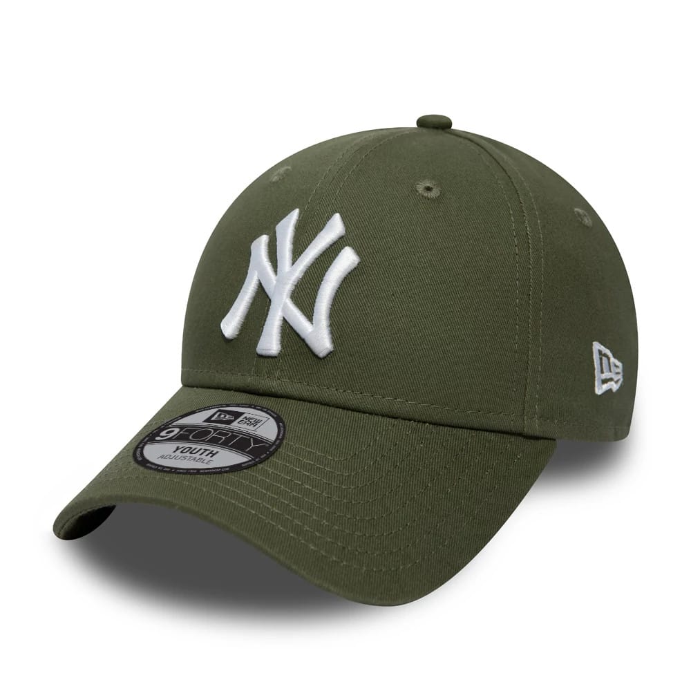 Official New Era New York Yankees Kids Khaki 9FORTY Adjustable Cap