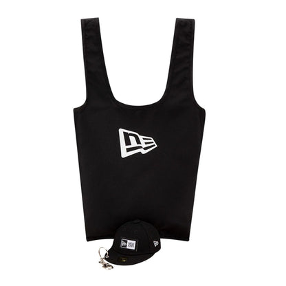 This is a New Era Cap Eco Bag Black Key Chain  3