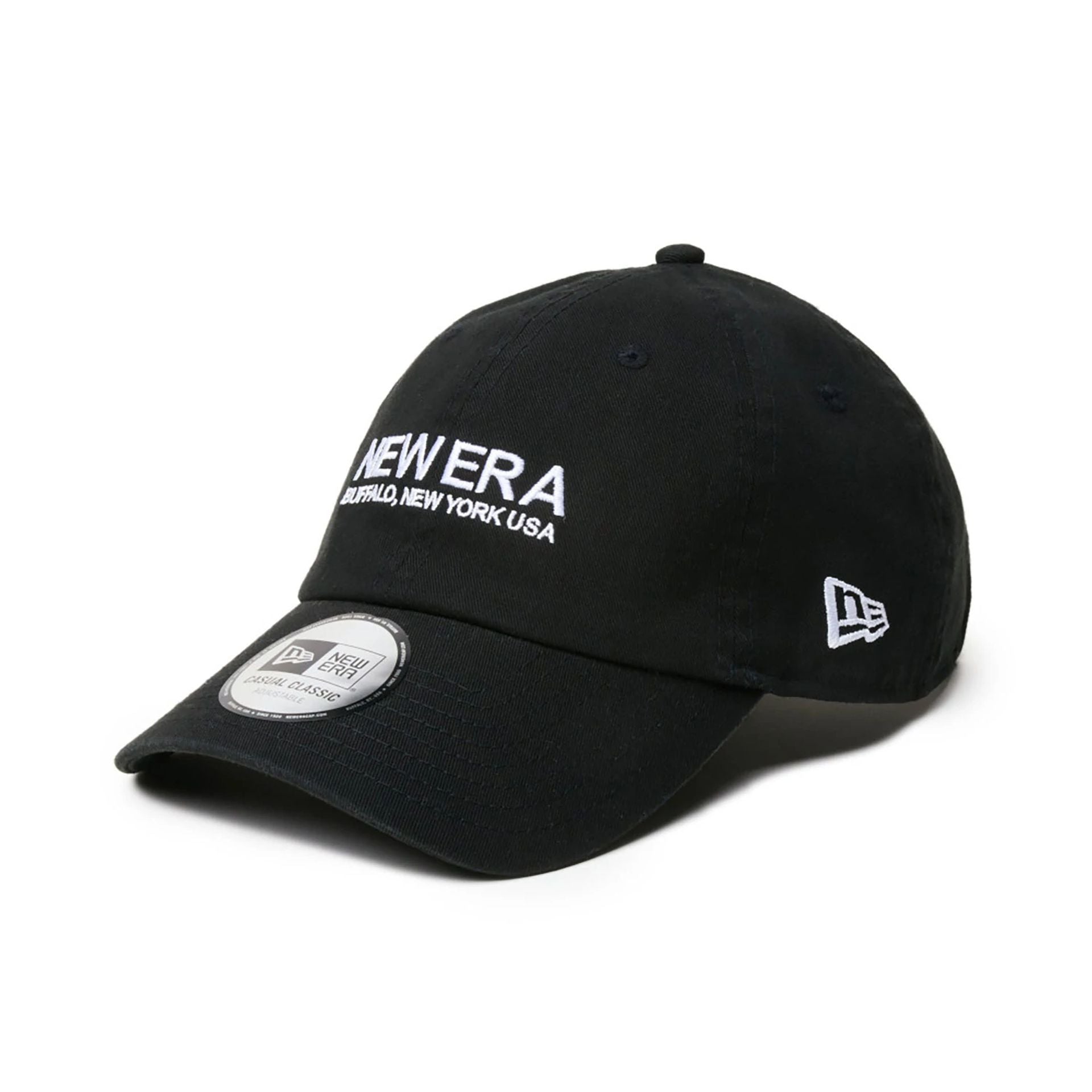 This is a New Era Japan The Origin Strap Logo Black Casual Classic Adjustable Cap 1