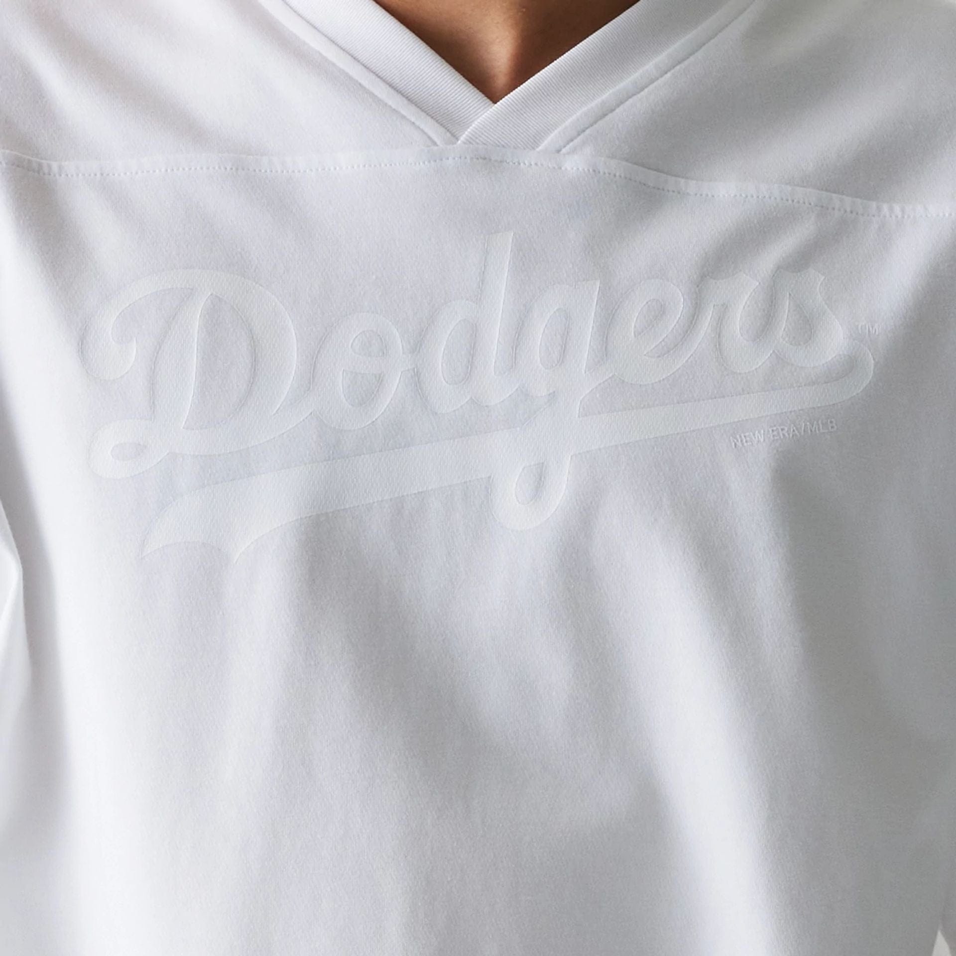 The Male model is wearing LA Dodgers Tonal Pack White T-Shirt 3
