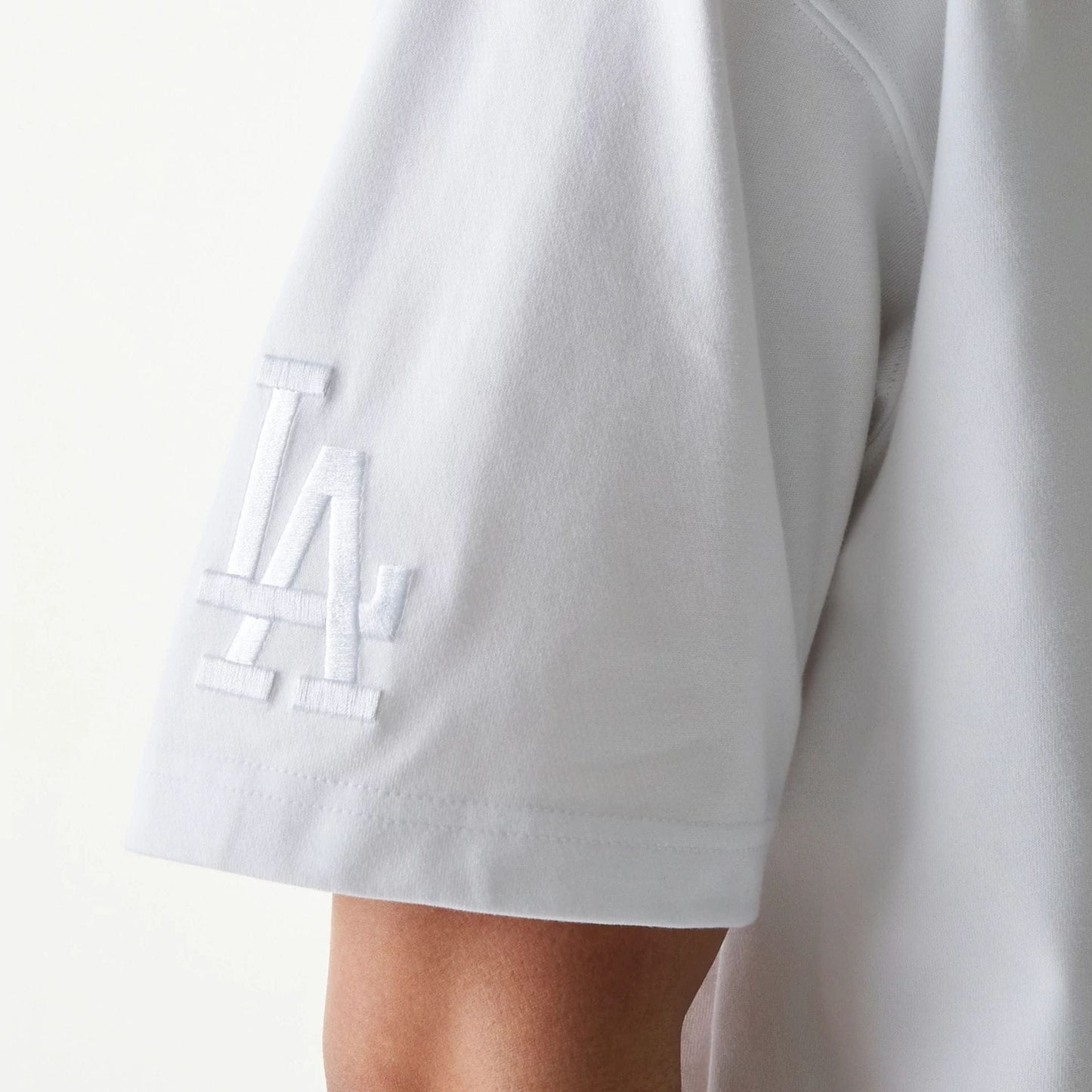 The Male model is wearing LA Dodgers Tonal Pack White T-Shirt 5