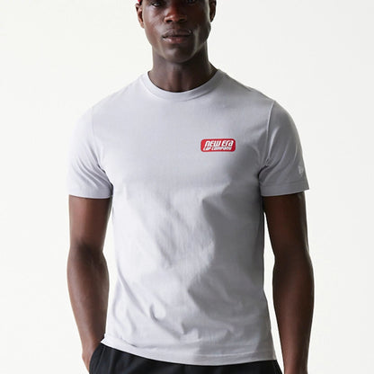 The Male model is wearing New Era Classic Grey T-Shirt 3