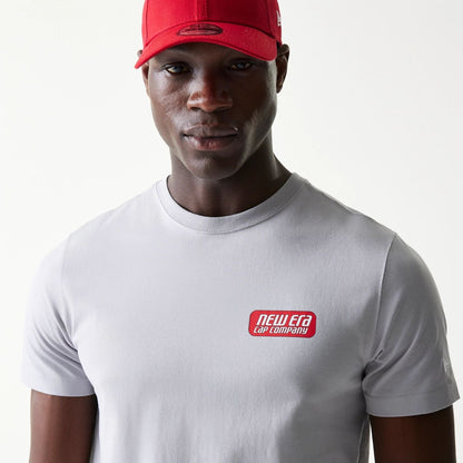 The Male model is wearing New Era Classic Grey T-Shirt 5