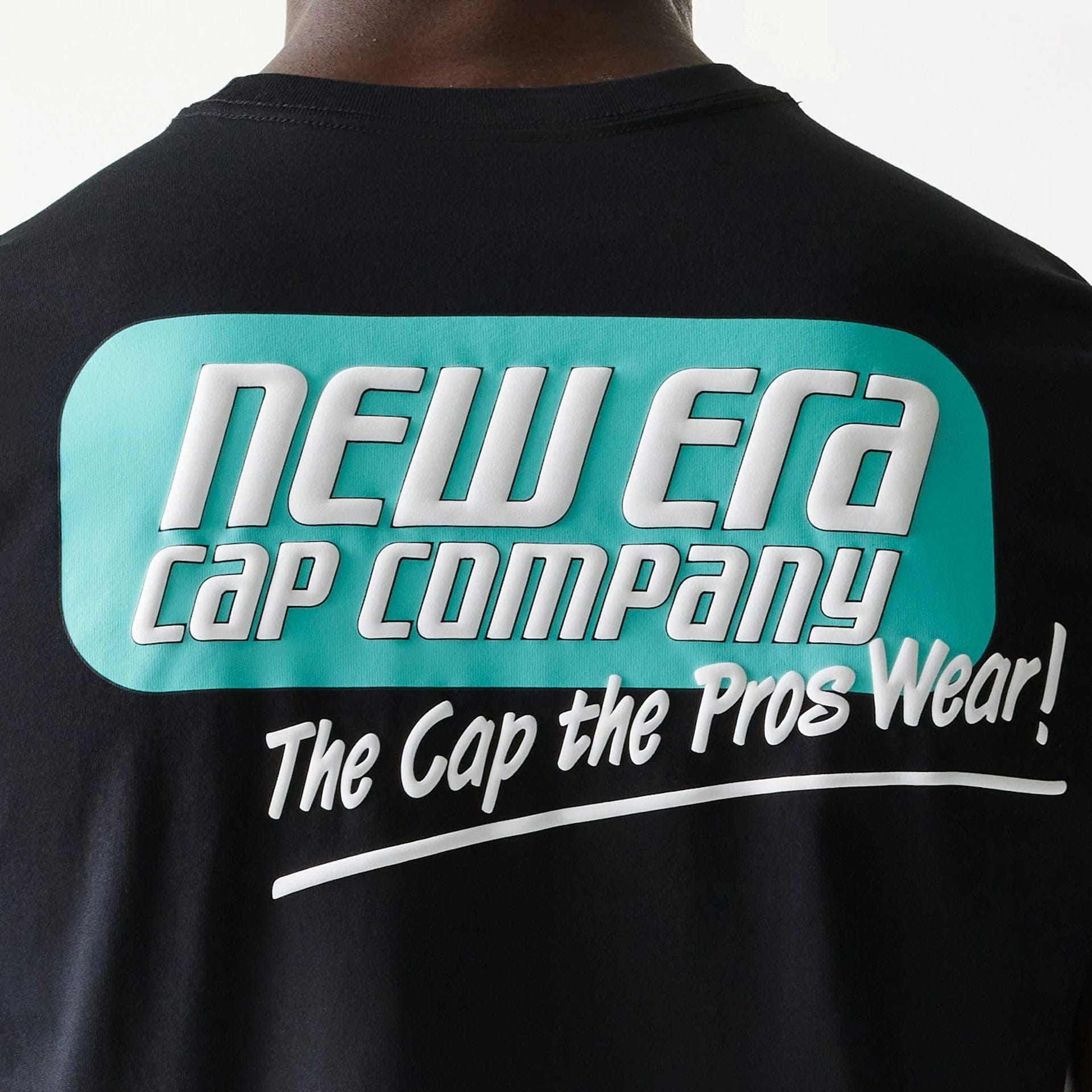 The Male model is wearing New Era Classic Black T-Shirt 4