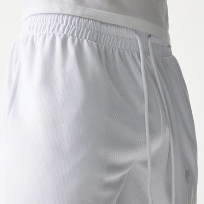 The Male model is wearing LA Dodgers Tonal Pack White Shorts 7