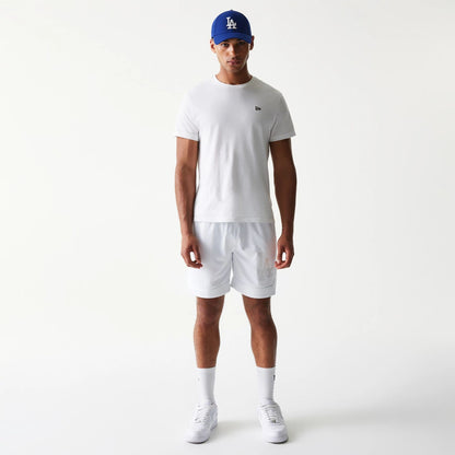 The Male model is wearing LA Dodgers Tonal Pack White Shorts 8
