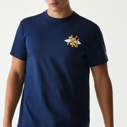 The Male model is wearing New York Yankees MLB 59FIFTY Pack Cloud Blue T-Shirt 3